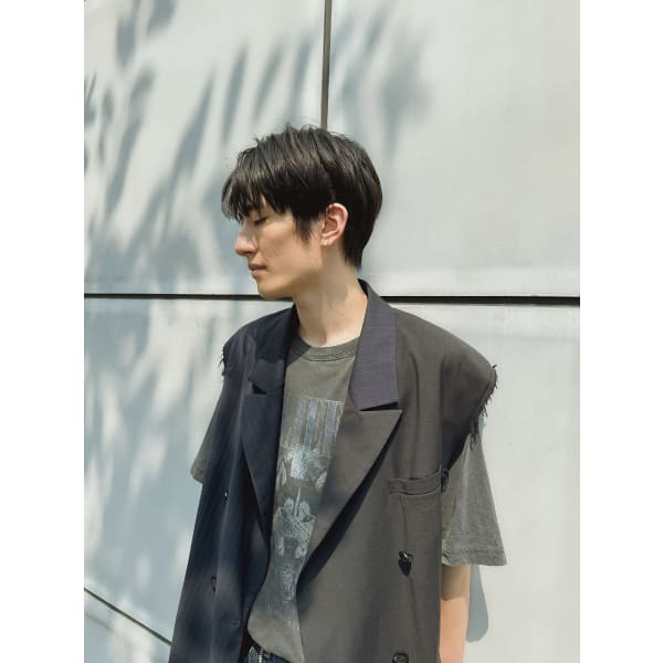 【MEN’S当店人気NO.1】カット+眉カット+炭酸シャンプー