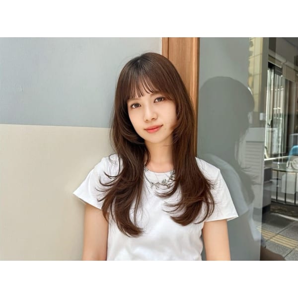 前髪＆おくれ毛カット＋イルミナカラー＋5stepトキオTR￥11,500