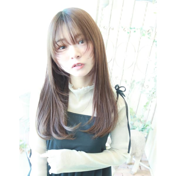 【人気NO.2☆】カット+プレミアムイルミナカラー+天使のうるつやTR ¥24500⇒¥15900