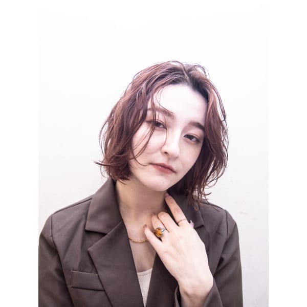 カット+水パーマ+グローバルミルボントリートメント