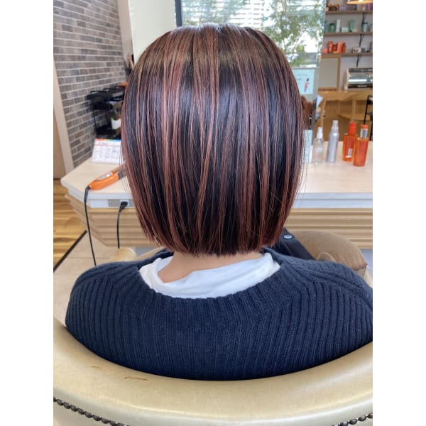 想像以上の艶！イノアカラー［オイルカラー］＋カット ￥11220～