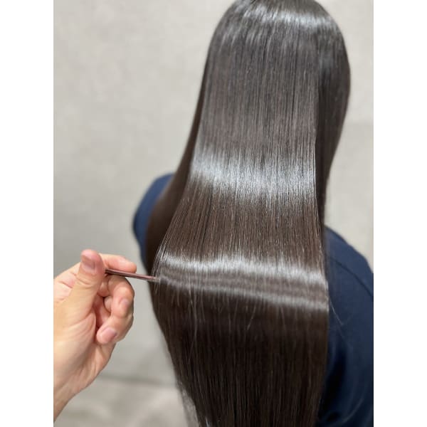 ２周年記念♪【至高の髪質改善】カットカラーエステ ヘッドスパ付き¥15000（150分）