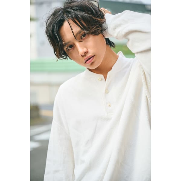 メンズカット+カラー+ナノバブルシャンプー付¥6500