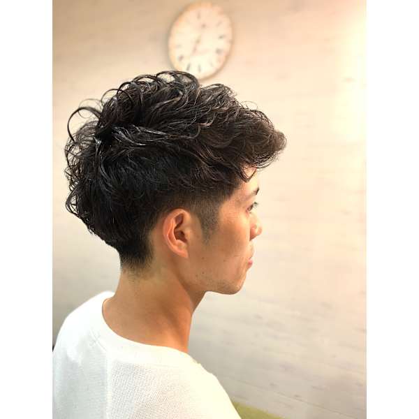 【Men’sメニュー】ニュアンスパーマカット＆クイックスパ