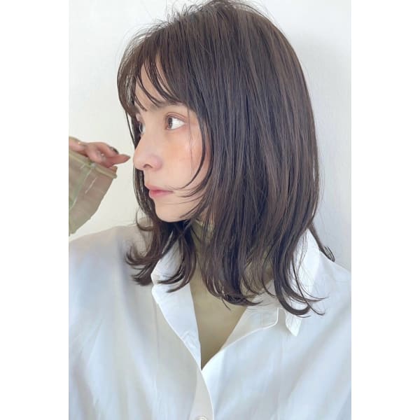 【リピーター様☆平日限定】カット＋透明感カラー＋オージュア2stepトリートメント　¥15,500