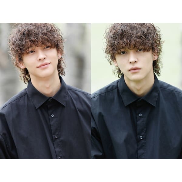 【メンズ限定／カッコよくキマる】デザインカット＋パーマ