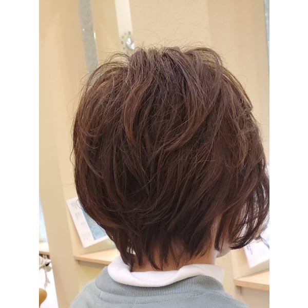 【山崎指名限定】カット+ポイントパーマ　￥7500