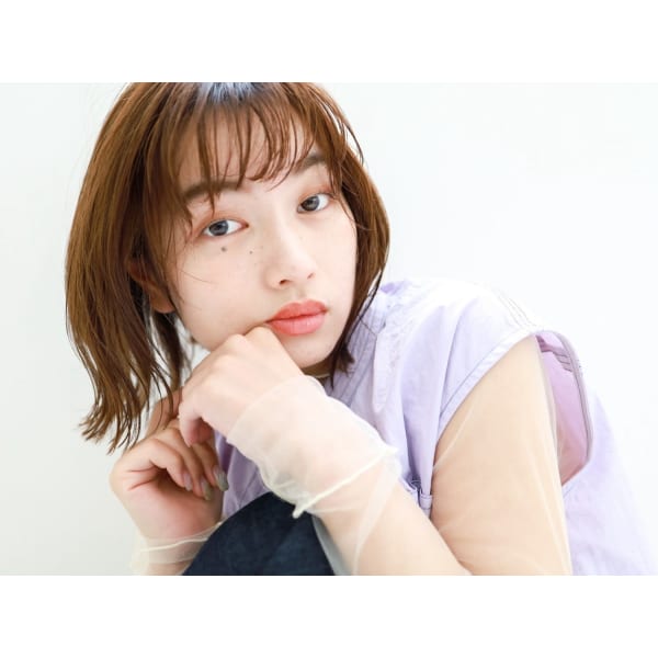 NEW【40代~の人気メニュー】カット+inoaオイルカラー+コアミーTr/11500