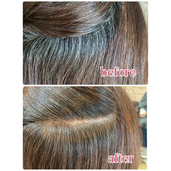 香草カラー ¥8,800~ シャンプーブロー別途