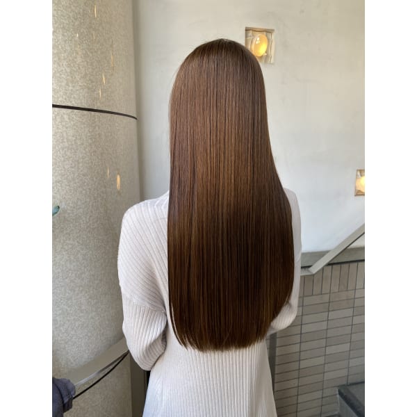 【ヘアドクター限定】酸性ストレートパーマ+シャンプーブロー