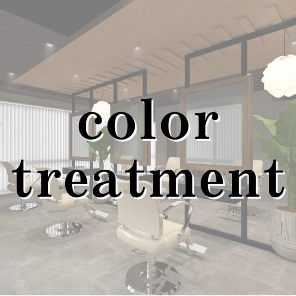 リタッチカラー＋超音波TOKIO５stepTR　¥8000