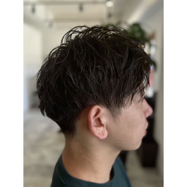 メンズカット＋パーマ￥12,500