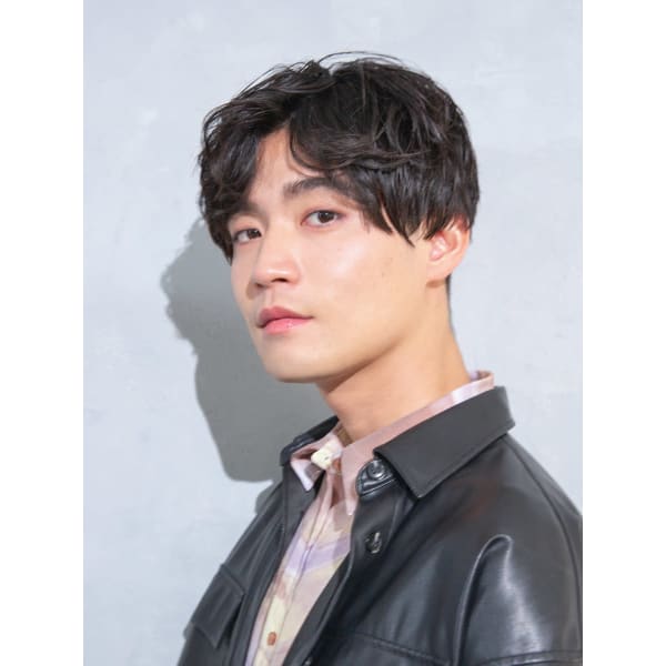 【メンズ専用】カット+パーマ+マイクロバブルシャンプー￥9800