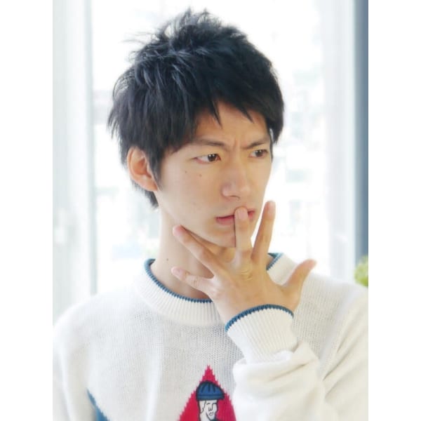 【メンズ人気No.1】 メンズカット＋眉カット¥6980　※シャンプー・ブロー込