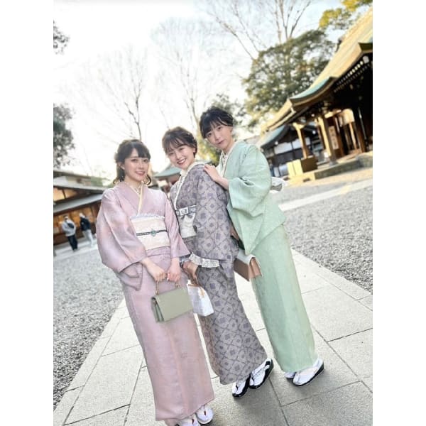 【スタンダード☆☆☆ 】カジュアル着物レンタル+着付け+無料ヘアセット