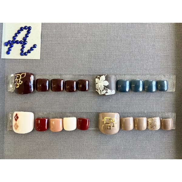 【ネイル】サンプルから選びたい方！フット定額アートA 6300円