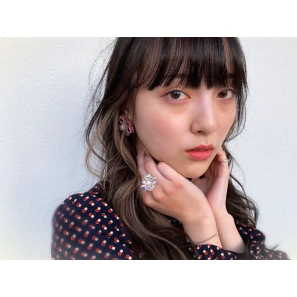 《疲れをリフレッシュ》カット＋プレミアムカラー+クイックスパ（AVEDA）