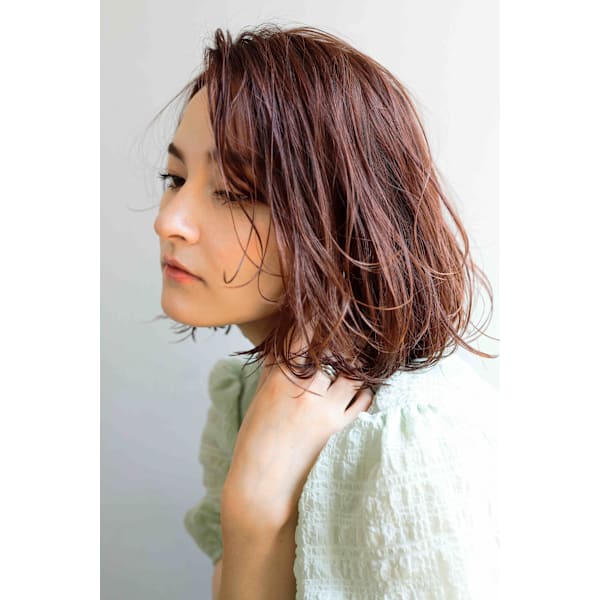 [ダメージほぼゼロ！]カット＋イノアオイルカラー＋髪質改善ULTOWA TR￥16500