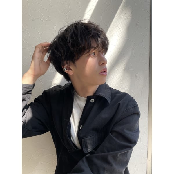 メンズカット＋眉カット＋炭酸クレンジング