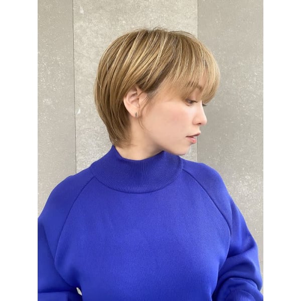 カット+ブリーチダブルカラー+1stepトリートメント¥20400/立川
