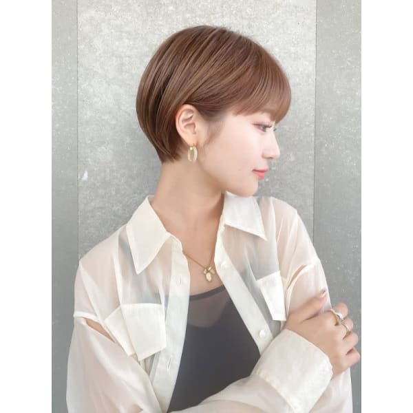白髪ぼかし全体ハイライト+カット+全体カラー+スチームTr¥15880
