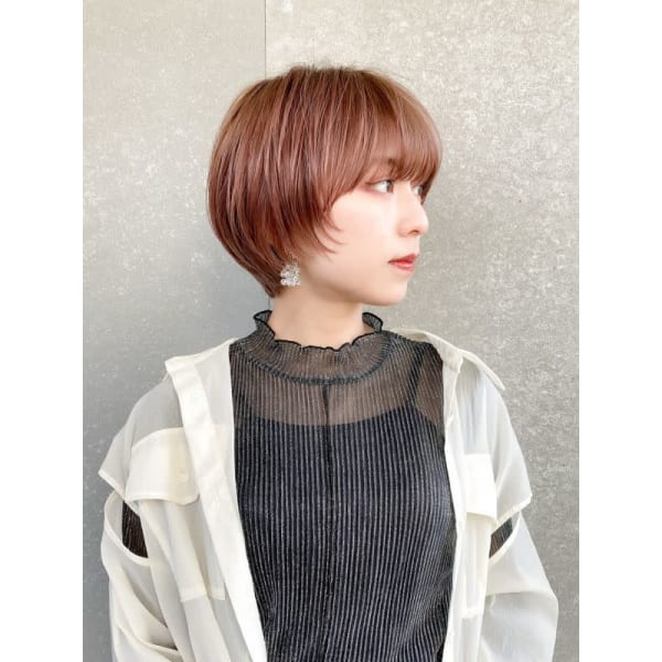 似合わせ小顔カット＋ナチュラル縮毛矯正＋スチームTr¥15800