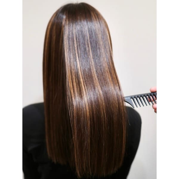 【最高級の艶/トリートメントin】髪質改善ストレート(縮毛) ¥23100→¥17300