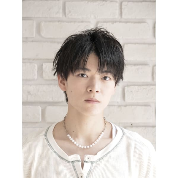 メンズ限定カット+パーマ+プレtr