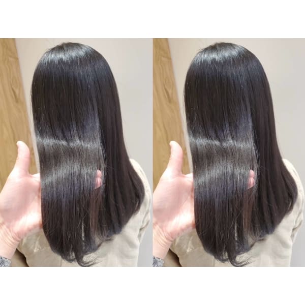 【新導入】髪質改善カラー+髪質改善トリートメント+カット_14980円