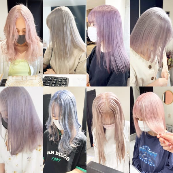 ブリーチ ＋ イルミナカラー ＋ SYSTEMトリートメント