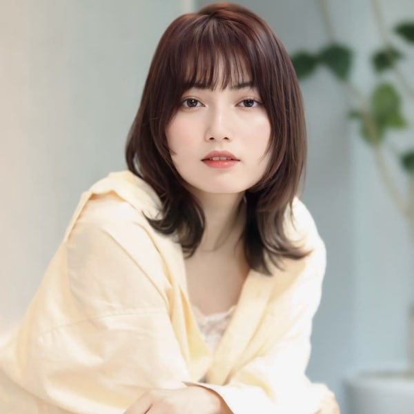 【セットでお得なクーポン!】お顔まわりの似合わせカット＋TR¥9350→¥7700