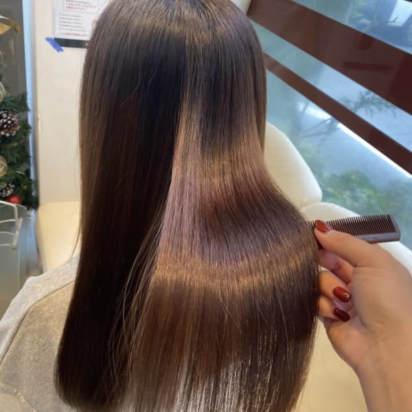 カラー人気No.2【髪質改善】ノンダメージカラー＋カット＋システムTR