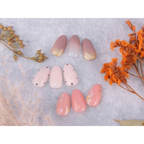 【新規】シンプルオフィスネイルデザイン☆オフ無し