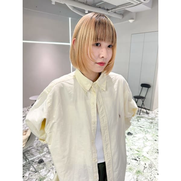 〈初ブリーチ大歓迎〉ブリーチ1回+ケア剤+カラー¥19,000