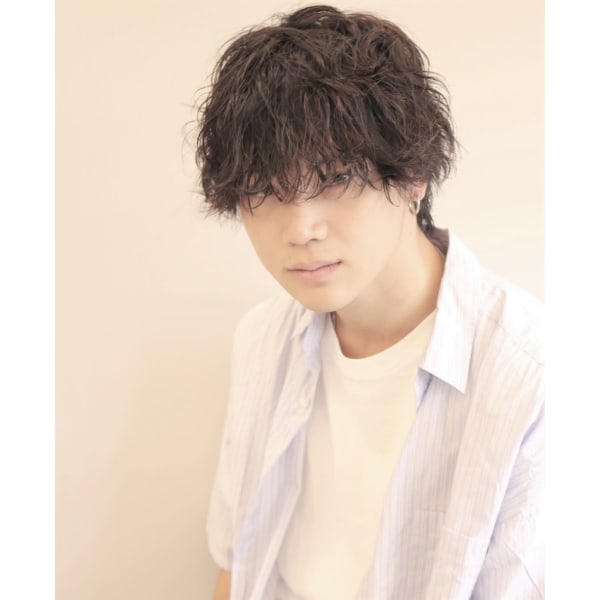 【☆庄司・秋元指名限定☆】メンズカット＋パーマ￥8000
