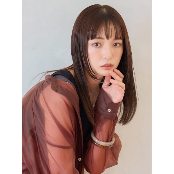 カット+コスメ縮毛矯正+アミノ酸TR+ナノバブルシャンプー付 ¥10500