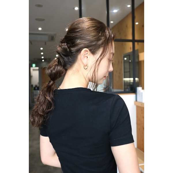 ヘアセット+前髪カット¥5,700