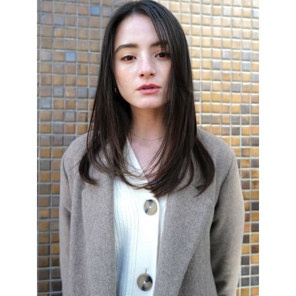 【ALLEN人気No.5 ツヤ髪】FIBREPLEX髪質改善縮毛矯正＋カット＋ベースTr￥13500