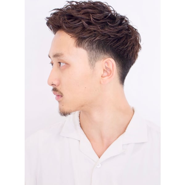【人気No.5★メンズ】メンズカット＋眉毛カット＋高濃度炭酸泉￥7,700