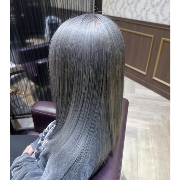 【外国人風ツヤカラー】アディクシーカラー+カット¥11,330~sb込