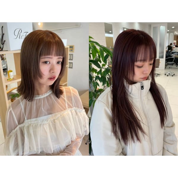 【イメチェンコース】カット＋カラー＋トリートメント＋ホームケア￥16000