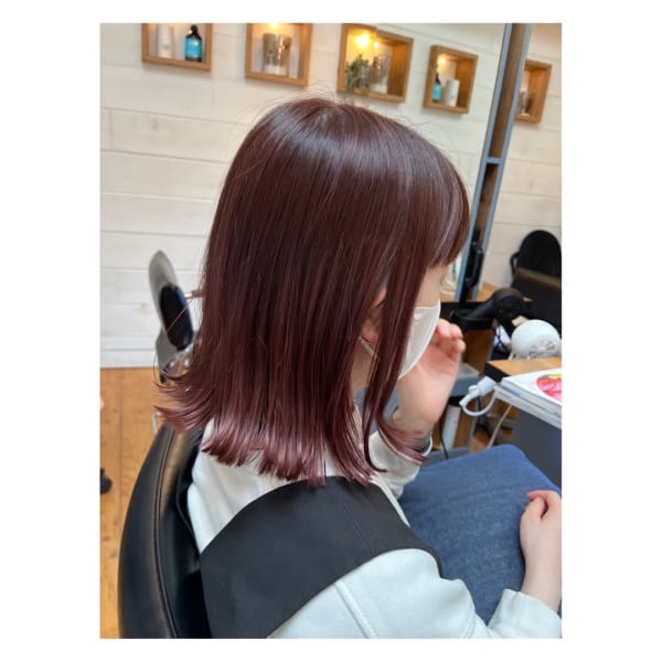 《初回から3回目まで使える》カット/Holisticカラー/炭酸クレンジング ¥9980