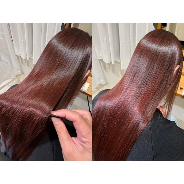 【くせ毛対策】髪質改善カウンセリング+カット+ヘアエステ¥18,700/3時間