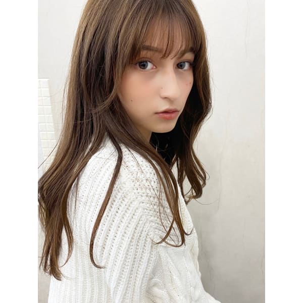 【髪に潤いがほしい】カット+カラー+栄養補給トリートメント+アロマスパ