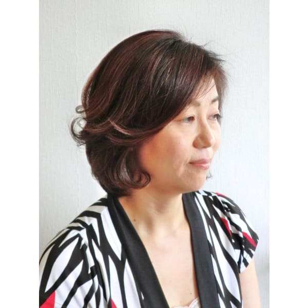 【エコサート認証ヘナ♪】カット＋オーガニックヘナ（白髪染）