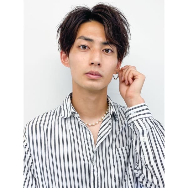 村上指名限定【似合わせ骨格矯正小顔効果☆】メンズカット＋高濃度炭酸泉￥6,600