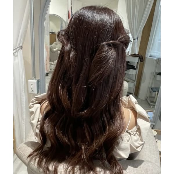 【菜月指名限定】カット+艶カラー+ヘアアレンジ