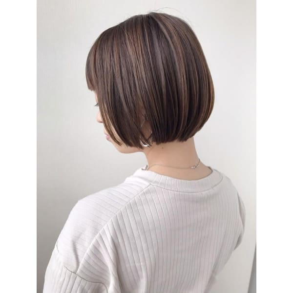 【ポイントストレート】　似合わせカット+前髪縮毛矯正¥9,900→¥6,900#ボブ