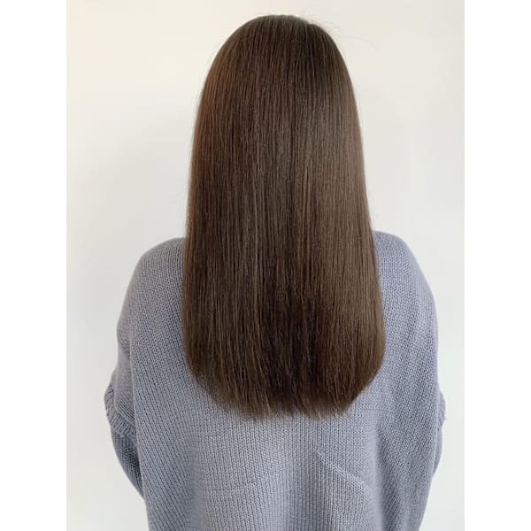 カット＋ダメージレスカラー+酸性ストレート艶(エン)￥37,400→￥26,200