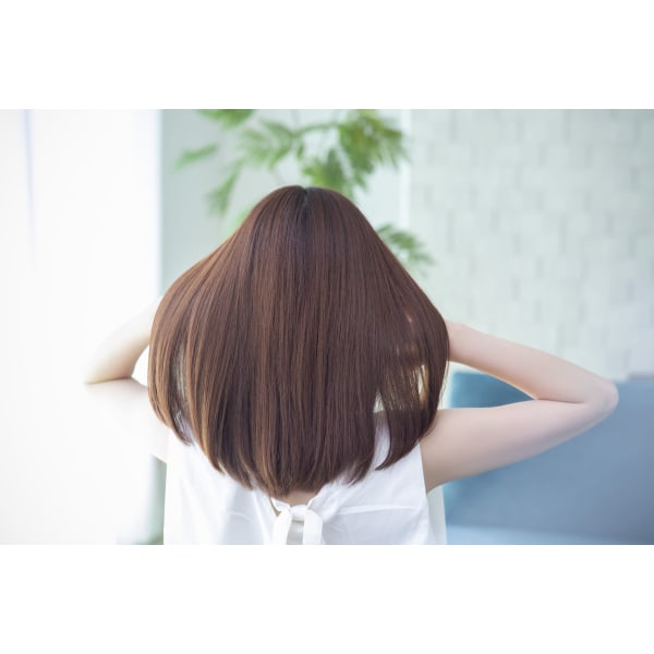 【髪質改善】ツヤサラ♪ストレート！　カット+ストレート+トリートメント